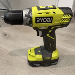 Ryobi ONE+ 18V Cordless Drill + Battery (No Charger)