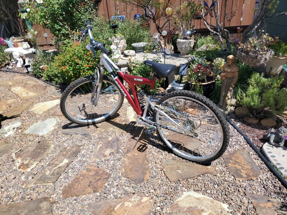 21 Speed Magna Men's Excitor Red/Silver 26" Mountain Bicycle/Bike