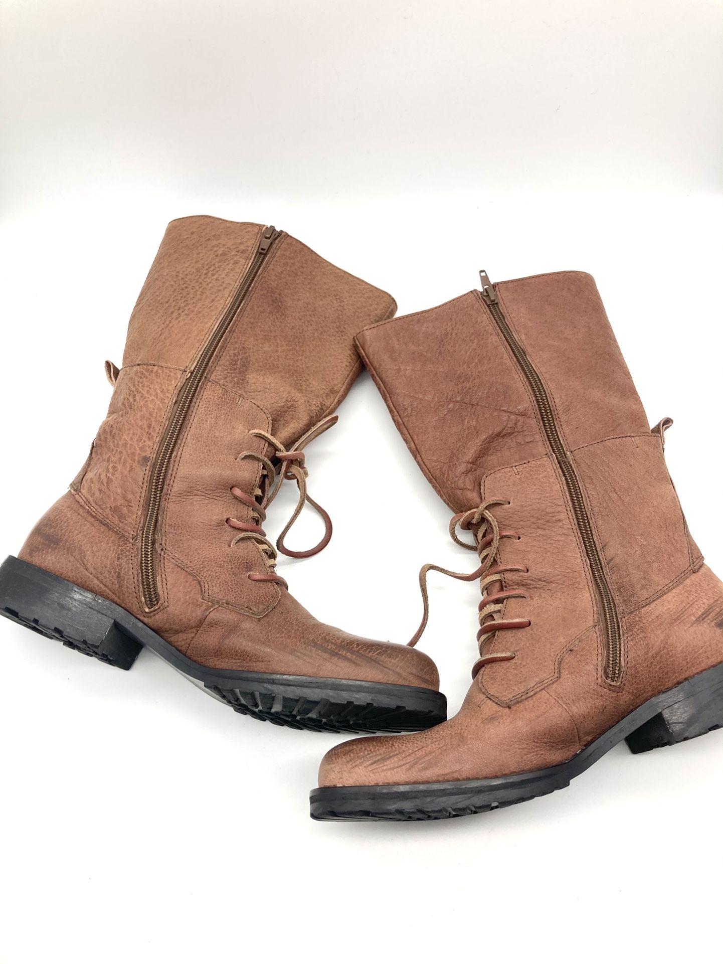 Jon Josef Double Casual Military Inspired Leather Boots 