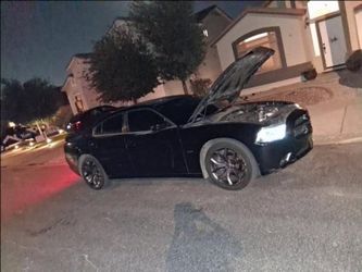 Black Dodge Charger Sedan