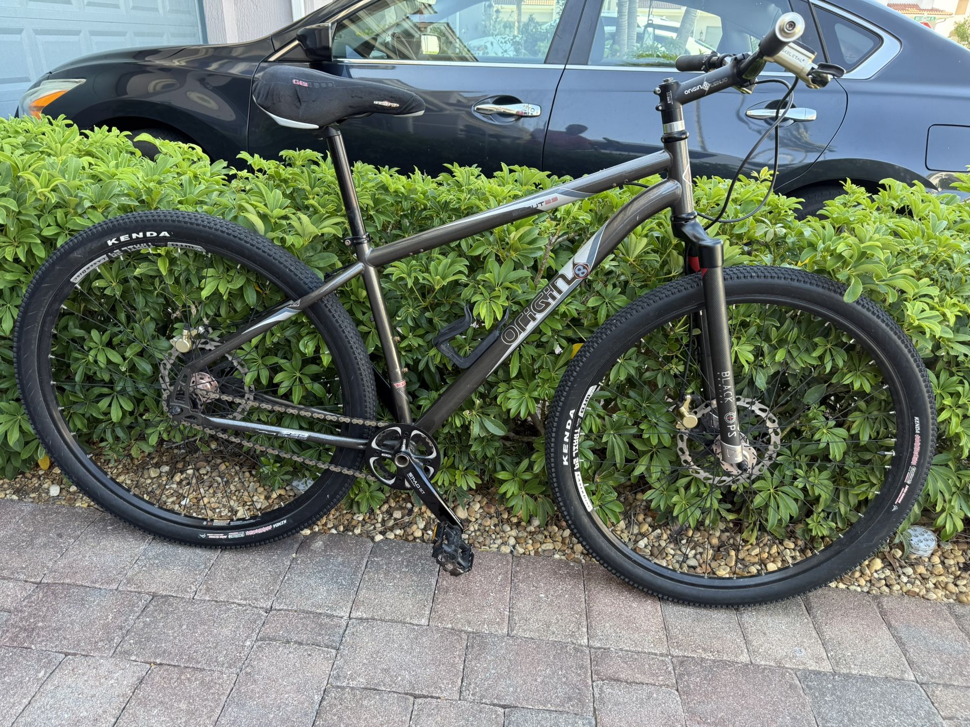 Origin a single speed hydraulic disc brakes stunt bike 29 inch wheel
