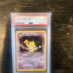 PSA Graded Pokemon Dark Hypno - Pokemon Team Rocket 