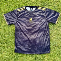 Black & Gold Mexico soccer  jersey