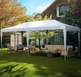 Minor Dent 10x20FT Pop Up Canopy Tent Without Sidewalls