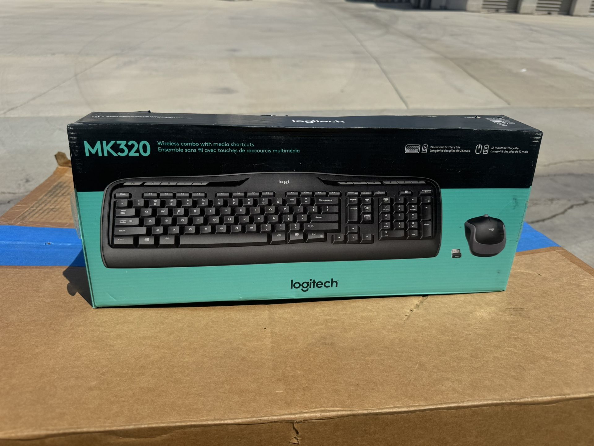 Brand New Logitech Wireless Keyboard and Mouse