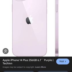 Apple iPhone 14 Plus - 256GB - Purple 