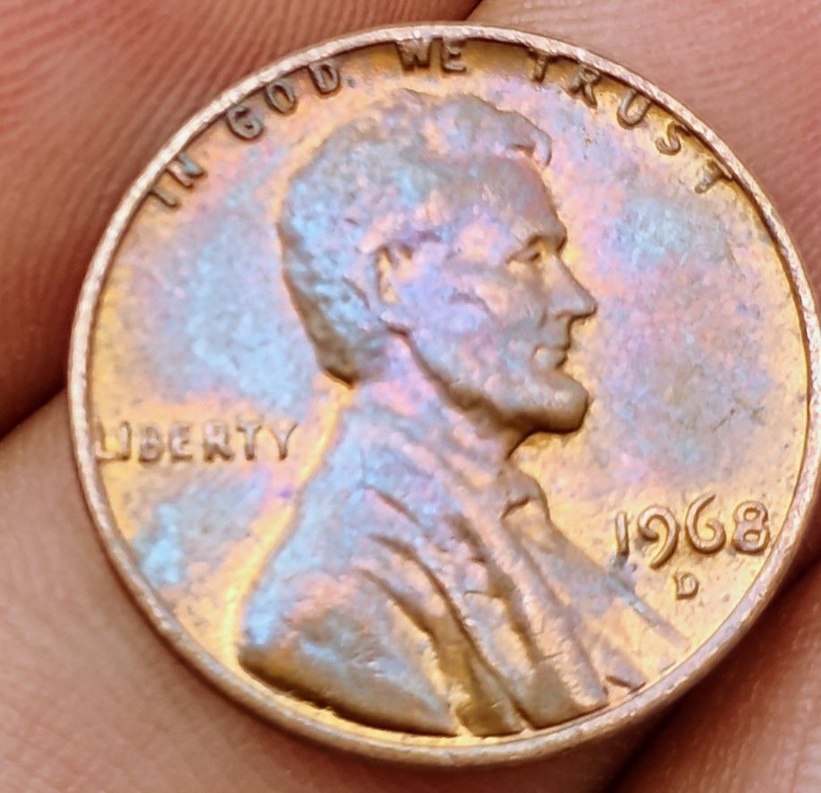 1968 D Penny