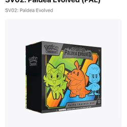 Paldea Evolved Elite Trainer Box