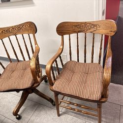 Solid wood chairs