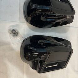 TCMT Air Cooled Lower Vented Fairings Glove Box Fit For Harley Touring '14-'24