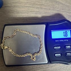 gold bracelet esclava de oro 10k