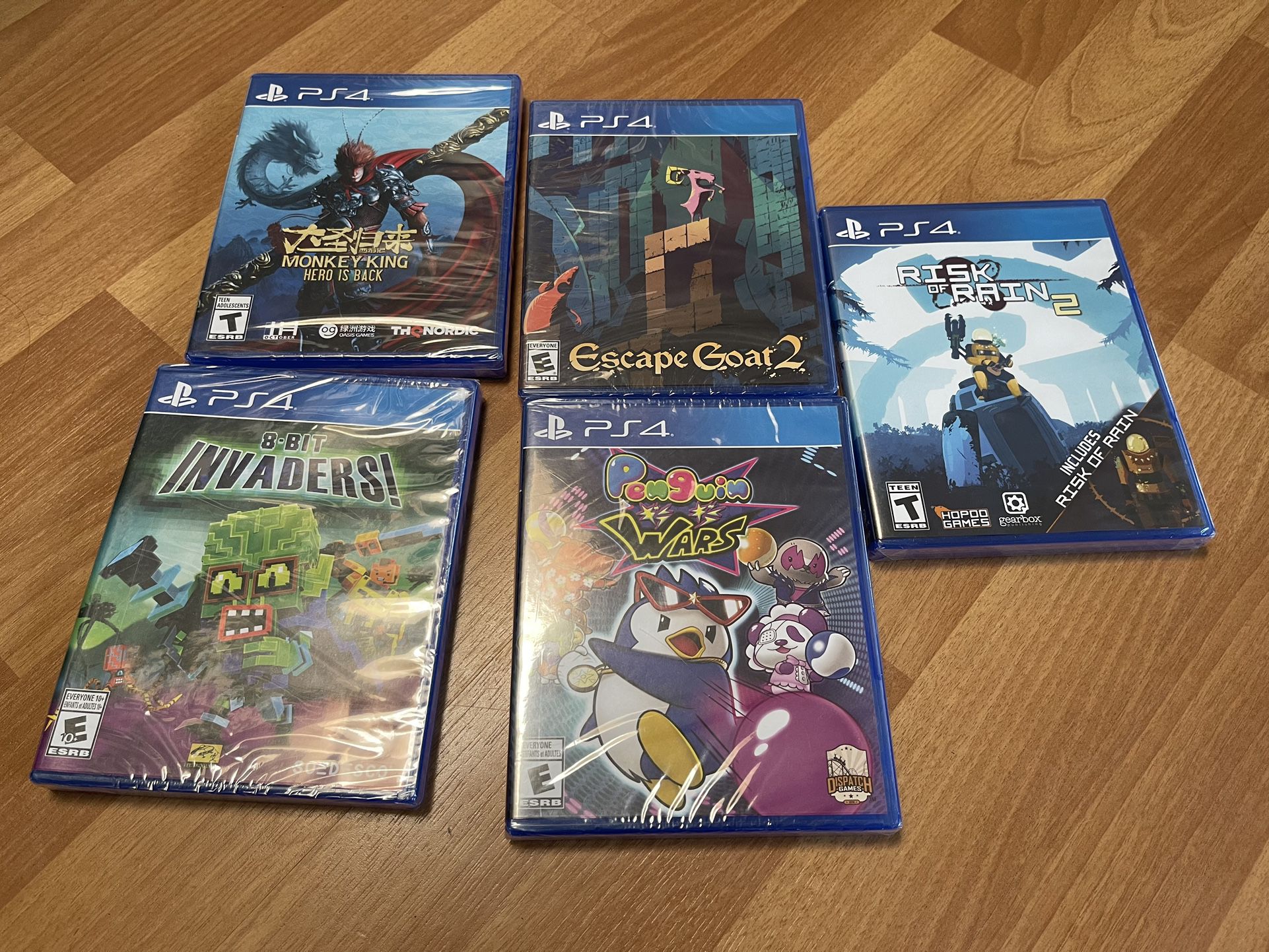 5 Brand new PS4 Games - $40