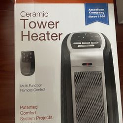 BRAND NEW Lasko - Ceramic Tower Heater w/ Remote