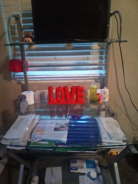 Glass Desk For Work