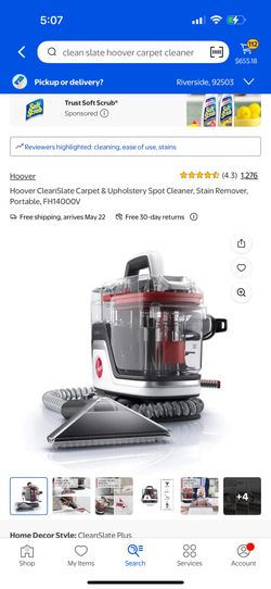 Hoover Clean slate Carpet And Spot Cleaner