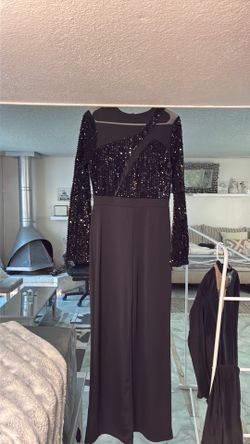 Long black jumpsuit
