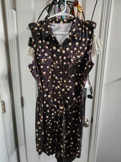 Button up flower dress  size 19