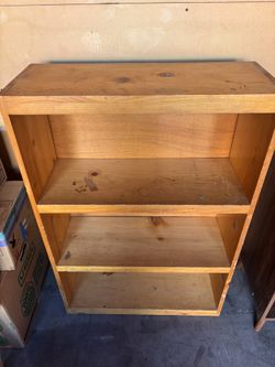 Caramel Bookcase 3 Shelves