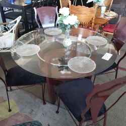 Glass Table Set