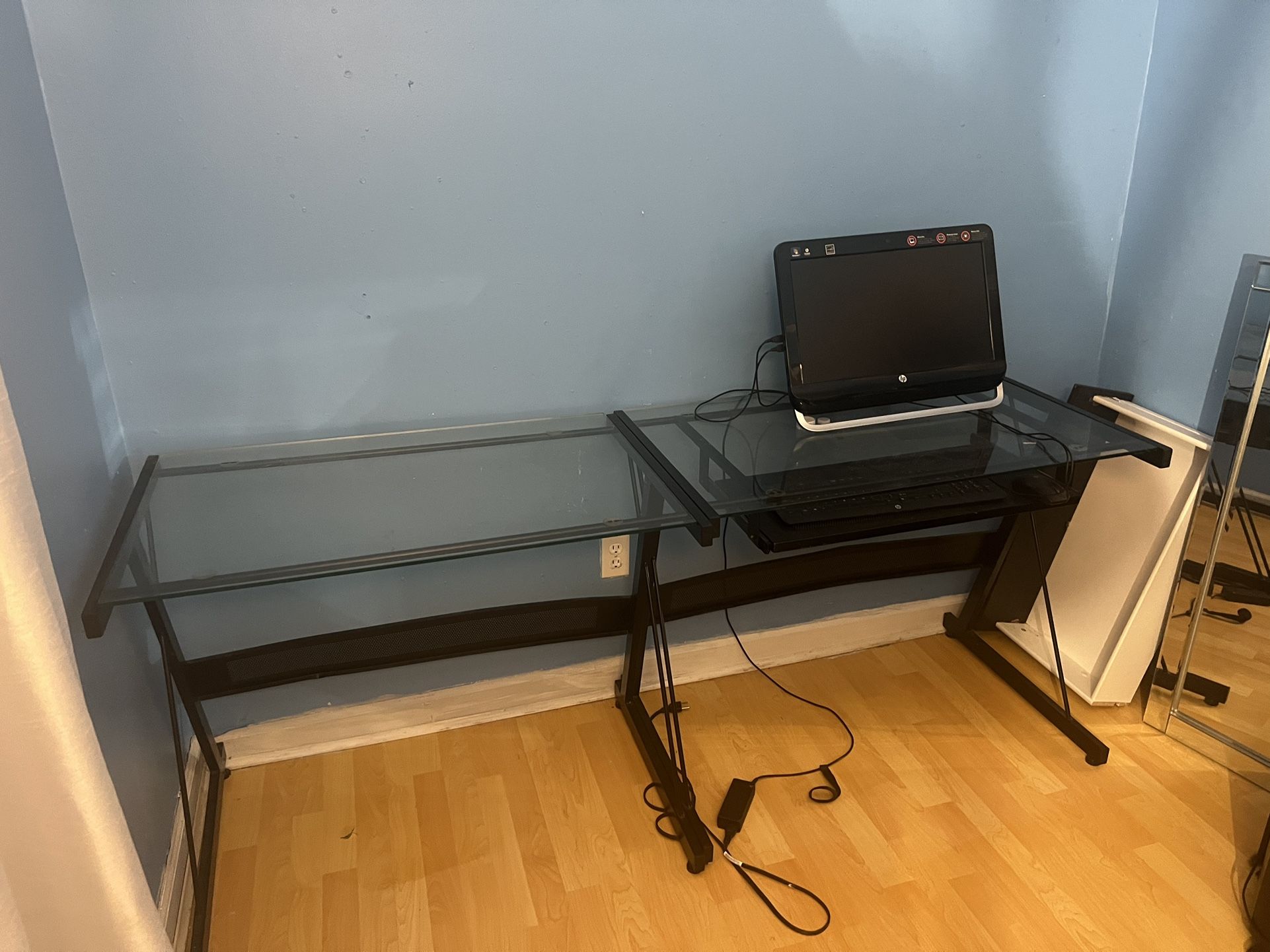Glass Computer Desk For Sale
