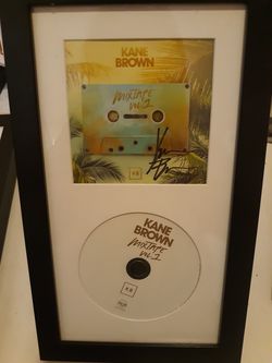 Kane brown mixtapes vol 1 framed display