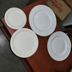 Two Large Gibson Donner Plates plus