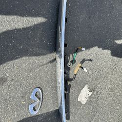 2014-2017 Infiniti Q50 Rear Trunk Molding W/ Camera Chrome