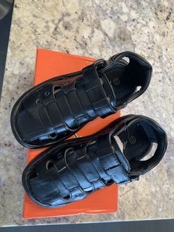 Boys sandals , Simil leather, new, size 12
