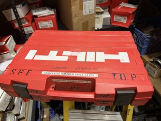 HILTI TE 2-A 24V Cordless Rotary Hammer Drill w/Battery and Charger