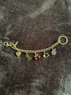 Motif Chain Bag Charm