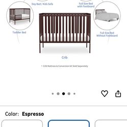 Goldzone 5 In 1 Baby Crib
