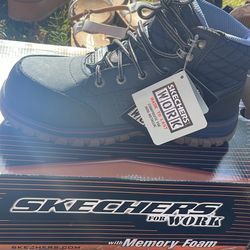 Sketcher Steel Toe Memory Foam