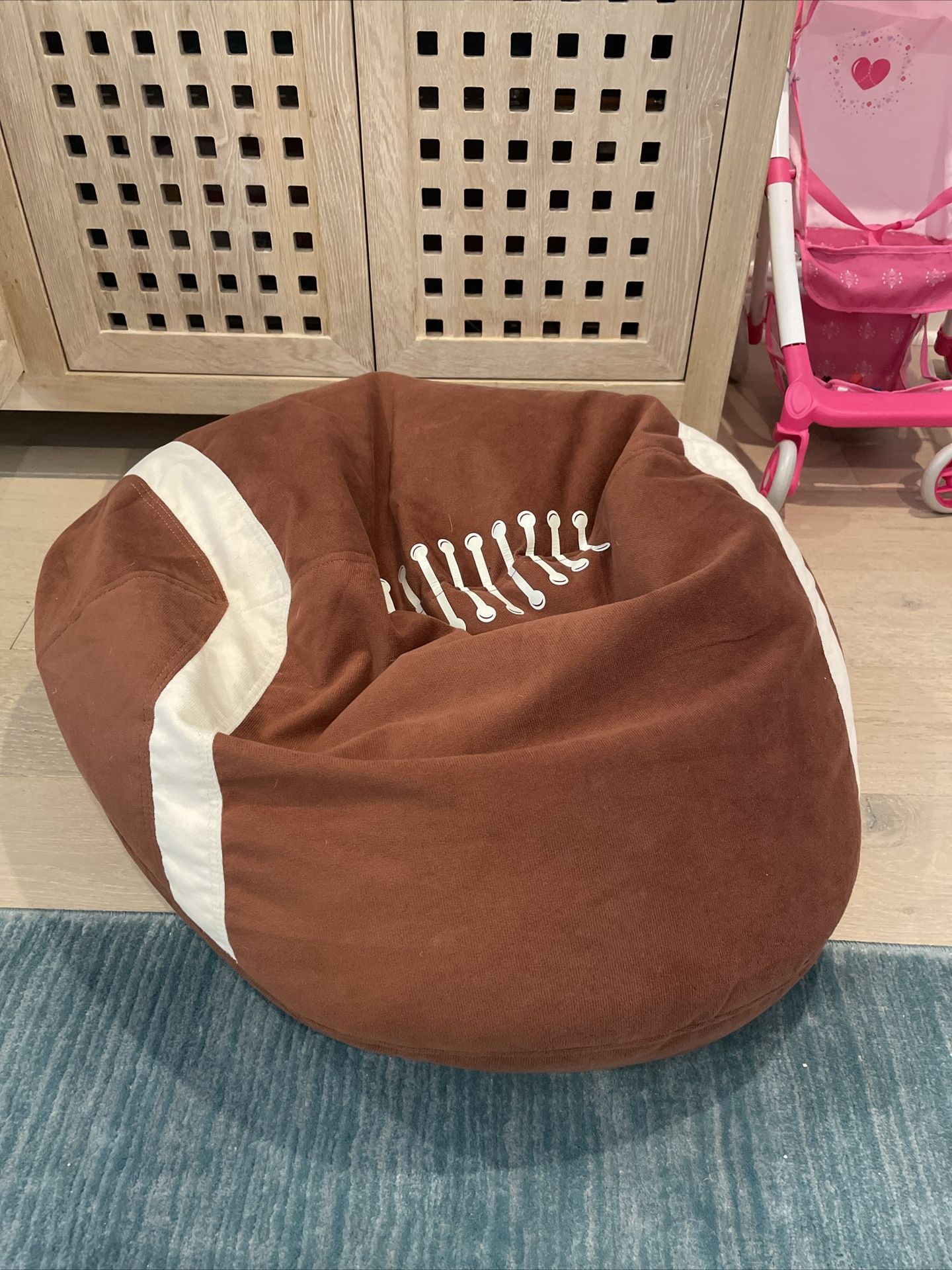 Big Joe Football Bean Bag Chair Perfect Condition
