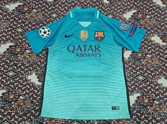 Barcelona 2016-17 Champions League Third Jersey Size M