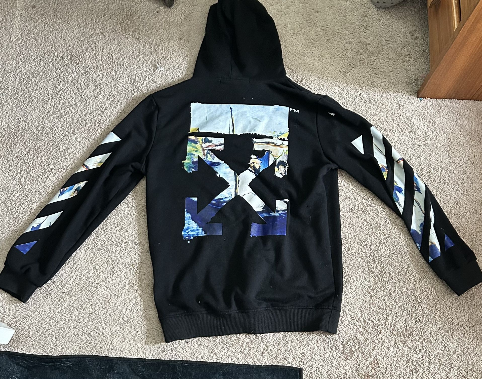 OFFWHITE HOODIE (Black, Medium In Men’s)
