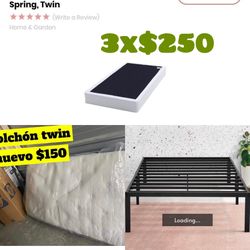 Cama Twin Nueva