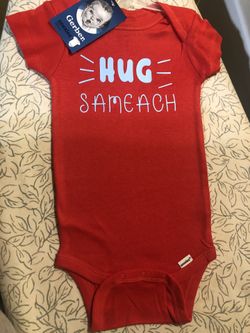 Jewish /Cristian / Hebrew baby onesie -Judio /hebreo /cristiano