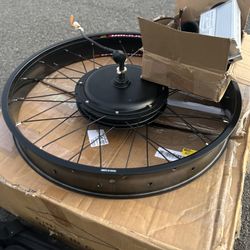 Brand New fat tire 26x4 Electric bicycle wheel kit conversion for $180