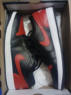 AIR JORDAN LOW 1 SIZE 10.5 USED ONCE ONLY LIKE NEWS