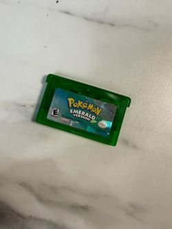ORIGINAL POKEMON EMERALD FOR GBA WITH NEW BATTERIES