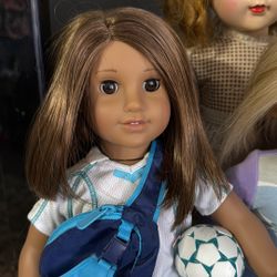 Vintage American Girl Doll Comes With Original Outfit And Soccer Outfit