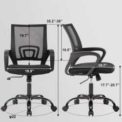 The BestOffice Ergonomic Mesh Office Chair blends comfort, functionality, and style perfect for home offices, workspaces, and study areas. The 100% ve
