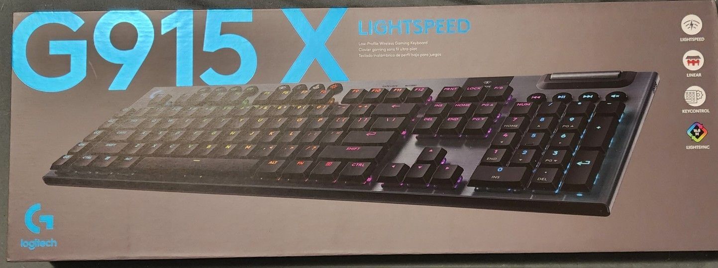 Logitech G915X (3rd Gen) Wireless Keyboard - Brand New, STILL IN BOX