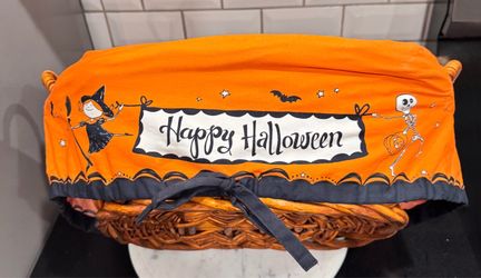 Large Halloween Candy Basket