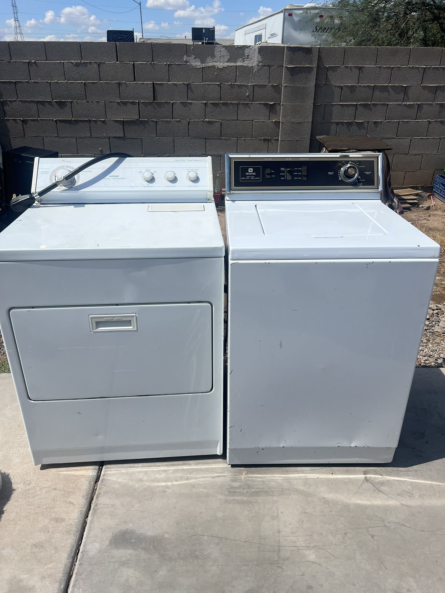 Washer And Dryer