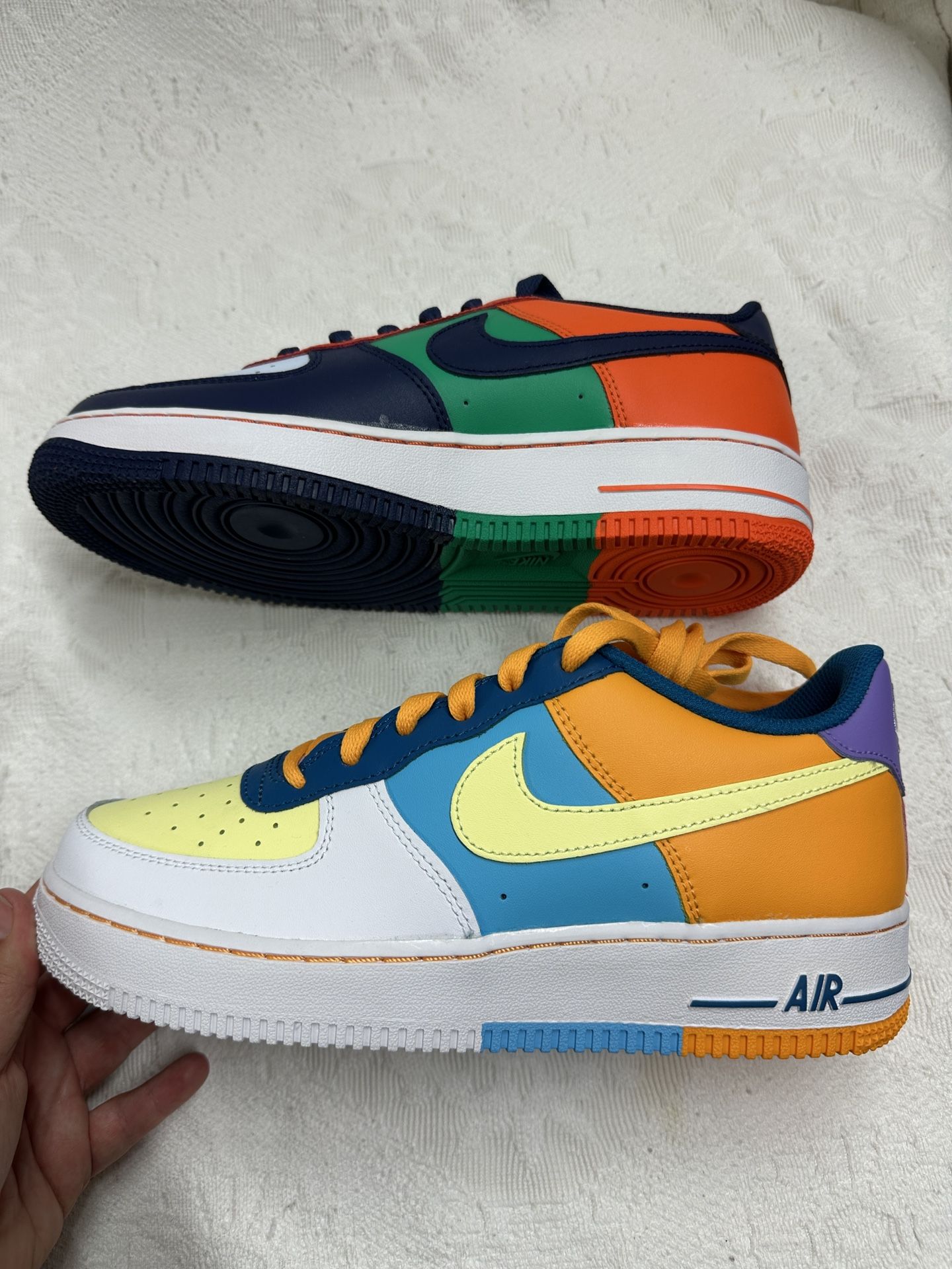 Nike Air Force LV8 GS What the AF1 Multi Color FQ8368 902 Size