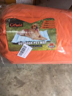 Outdoor pet mat