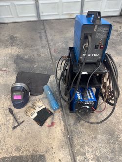 Chicago Electric MIG-100 Welder with Accessories