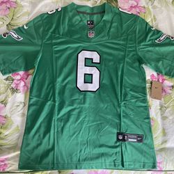 Philadelphia Eagles DeVonta Smith Nike Kelly Green Vapor Jersey