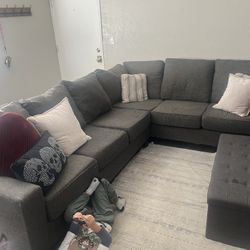 Gray Sectional Couch